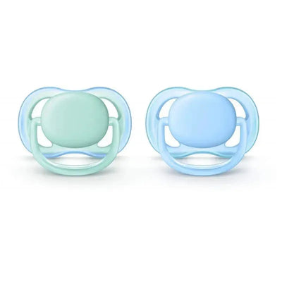 Avent - Ultra Air Pacifier 0-6M, Blue/Green, 2 Pk Image 1