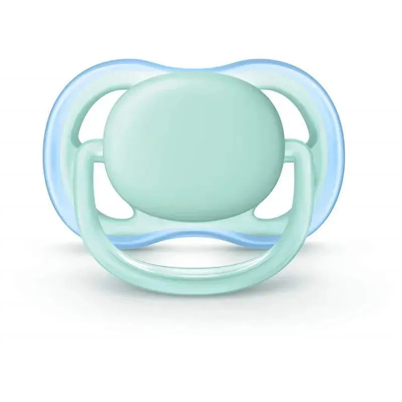 Avent - Ultra Air Pacifier 0-6M, Blue/Green, 2 Pk Image 2