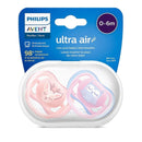 Avent - 2Pk Ultra Air Pacifier 0/6M, Mixed Case Image 2