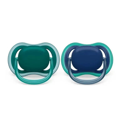 Avent - Ultra Air Pacifier Blue & Green, 6/18M Image 1