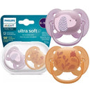 Avent - Ultra Soft Pacifier Orange & Lavander 6/18M Image 5