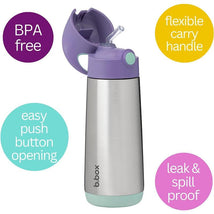 B.box - 16.9Oz Lilac Pop Insulated Drink Bottle Image 2