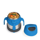 B.box - Blue Slate Insulated Food Jar with Spork Image 5