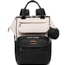 BabbleRoo - Diaper Bag Backpack, Apricot & Black Image 1