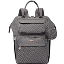 BabbleRoo - Diaper Bag Backpack Bag for Moms Dads (Dark Gray) Image 1
