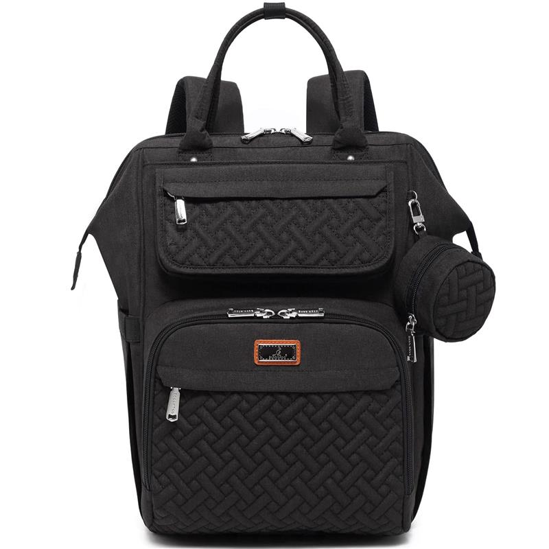 BabbleRoo - Diaper Bag Backpack Black Image 1