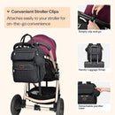BabbleRoo - Diaper Bag Backpack Black Image 5