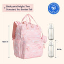 BabbleRoo - Diaper Bag Backpack, Pink Birdy Image 2