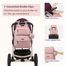 BabbleRoo - Diaper Bag Backpack, Pink Image 5