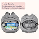 BabbleRoo - Travel Backpack with Changing Pad, Light Gray Image 2