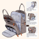 BabbleRoo - Travel Essentials Baby Bag with Changing Pad, Khaki Image 3