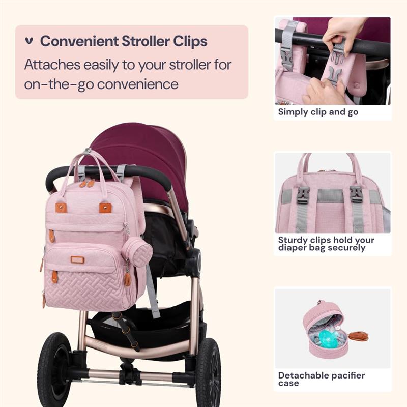 baby diaper bag backpack multi-function waterproof travel BabbleRoo Diaper Bag Backpack