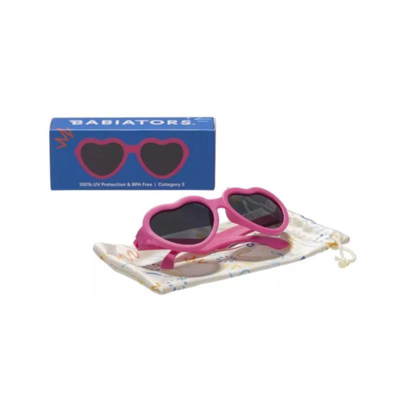 Babiators - Baby Sunglasses Original Hearts Paparazzi Pink Smoke  Image 3