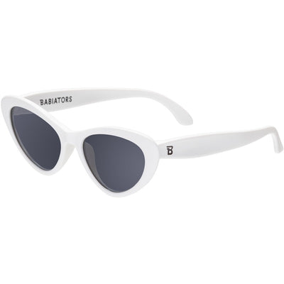 Babiators - Children’s Cat-Eye Shaped UV Sunglasses, White