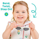 Babiators - Children’s Cat-Eye Shaped UV Sunglasses, White