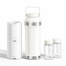 Baby Brezza All Day Portable Breastmilk Cooler, Large 20 oz Capacity, White