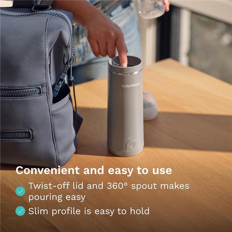 Baby Brezza Super Fast Portable Bottle Warmer, Black