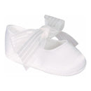 Baby Deer - Trimfoot Dress Shoes with Ribbon, White Image 1