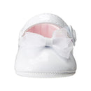 Baby Deer - Trimfoot Girl Waddle Dressy Shoes With Fancy Bow, White Image 2