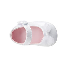 Baby Deer - Trimfoot Girl Waddle Dressy Shoes With Fancy Bow, White Image 2