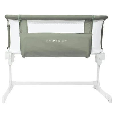 Baby Delight - Beside Me Dreamer Bassinet, 6-Position Height Adjustment, Organic Sage Image 1