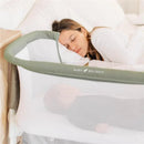 Baby Delight - Beside Me Dreamer Bassinet, 6-Position Height Adjustment, Organic Sage Image 4