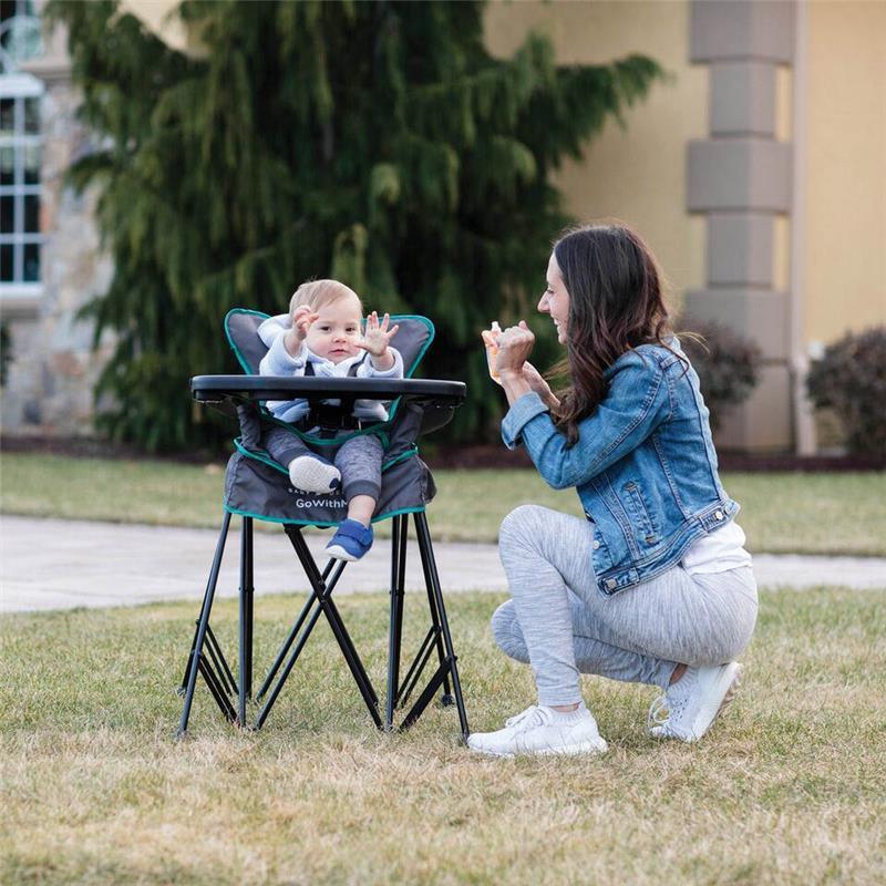 Baby Delight - Go With Me Uplift Deluxe Portable High Chair, Grey Image 11