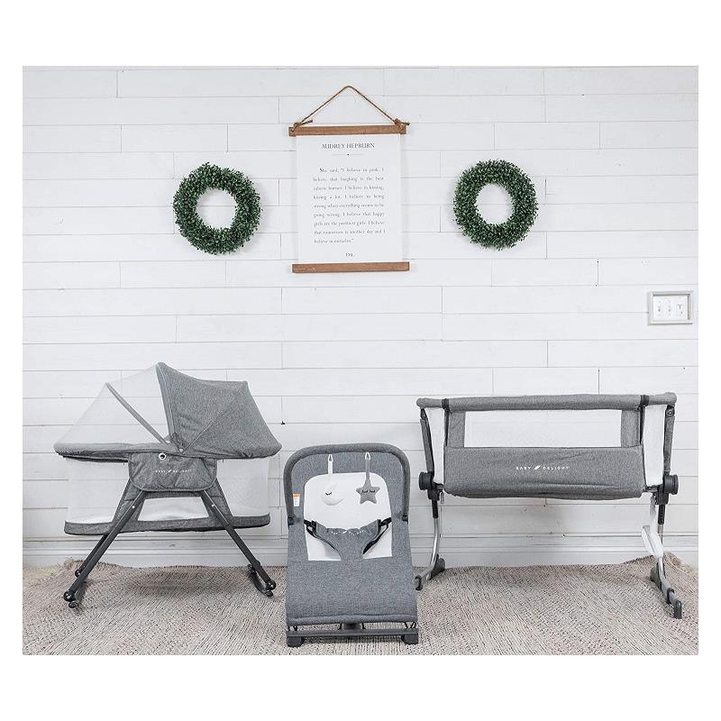Baby Delight - Go With Me Alpine Deluxe Portable Bouncer, Grey Image 9