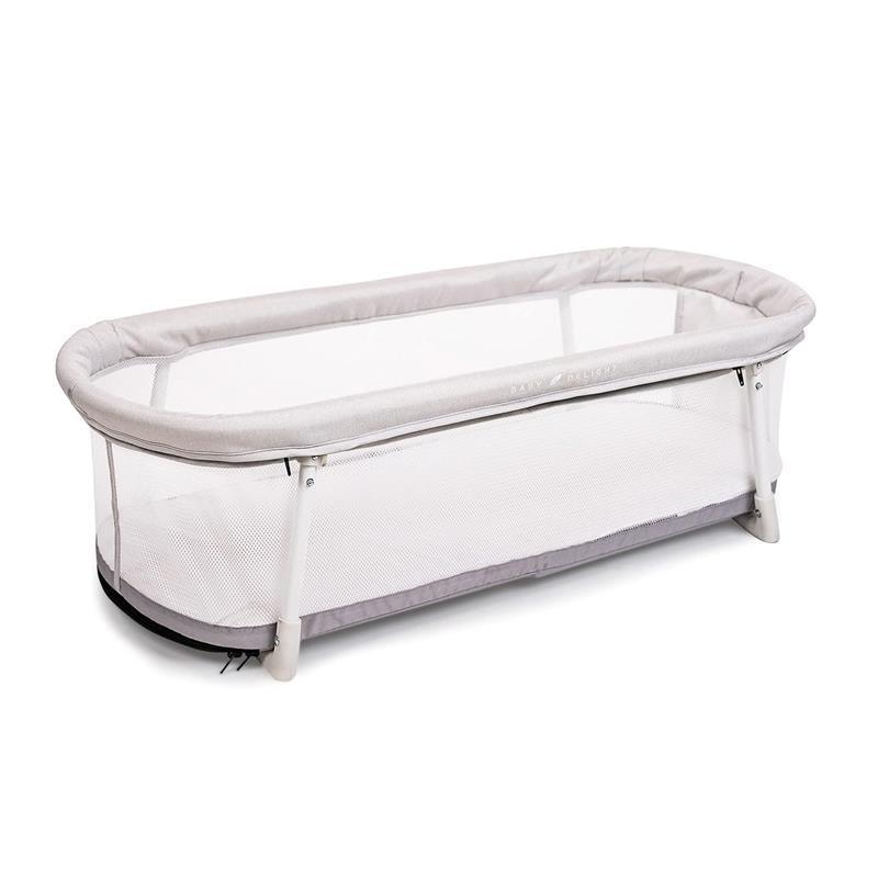 Baby Delight - The Snuggle Nest Portable Bassinet, Driftwood Grey Image 1