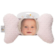 Baby Elephant Luxe Pink Minky Ears, Infant Head Support Image 3