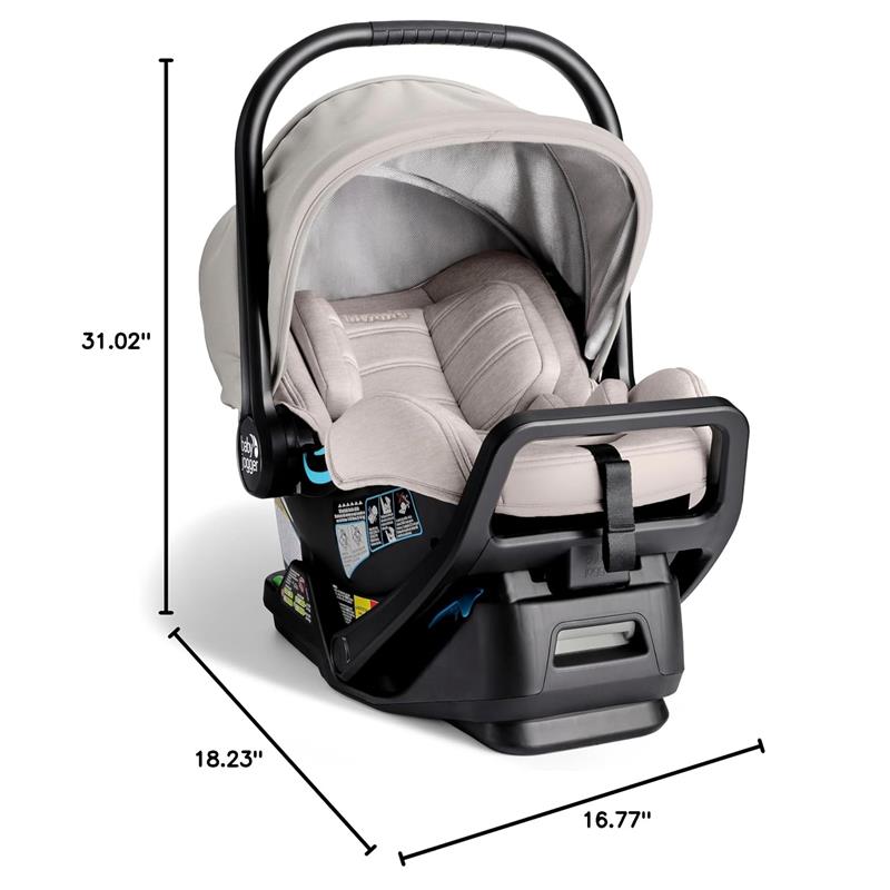 Baby Jogger City Go 2 Infant Car Seat, Frosted Ivory