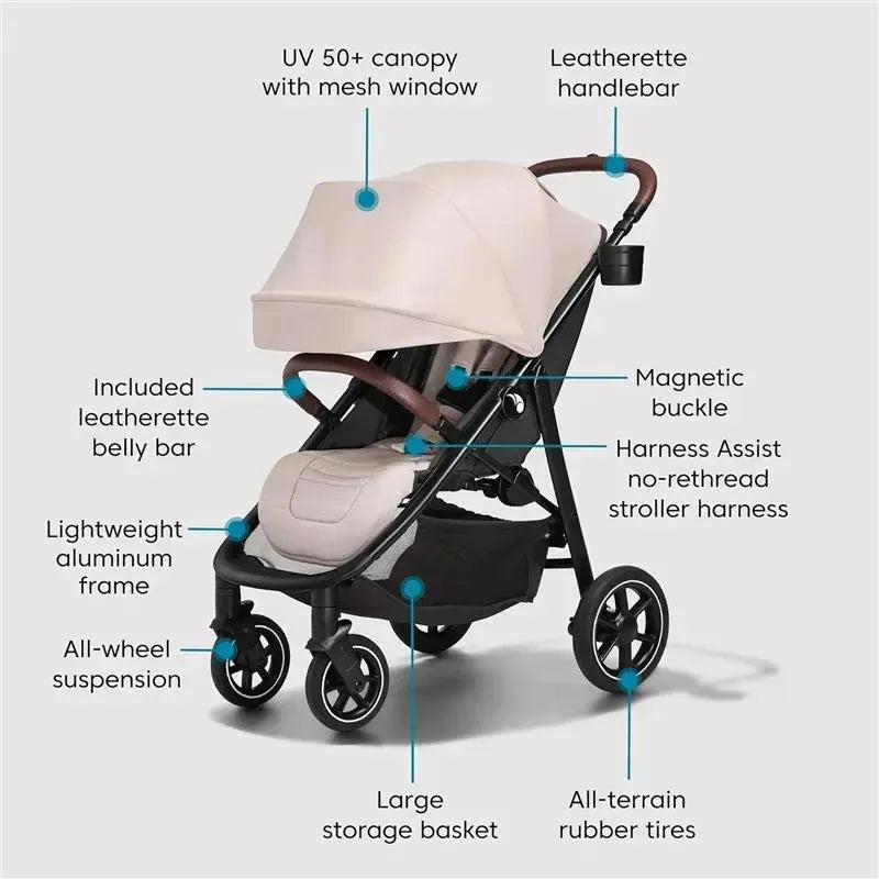 baby jogger compact stroller Baby Jogger City Mini Air Lightweight Stroller (Frosted Ivory)