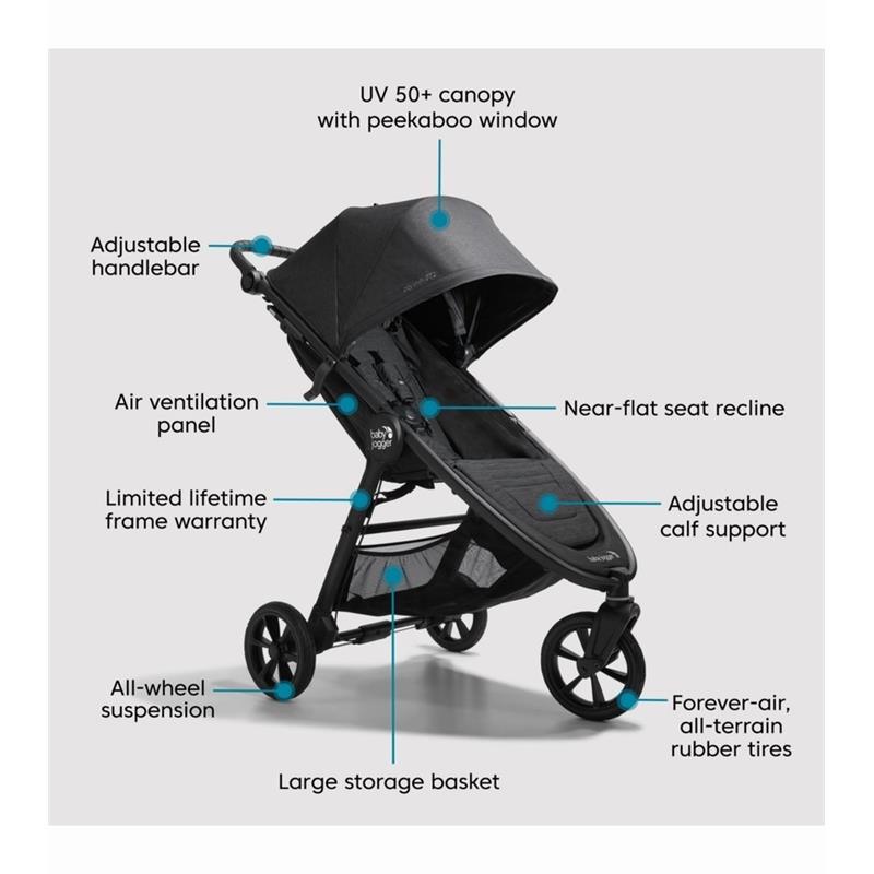 Baby Jogger - City Mini GT2 Single Stroller, Briar Green Image 4