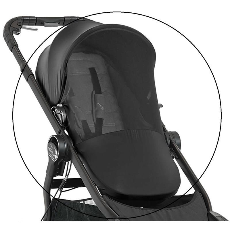 Baby Jogger City Select UV/Bug Canopy, Black Image 4