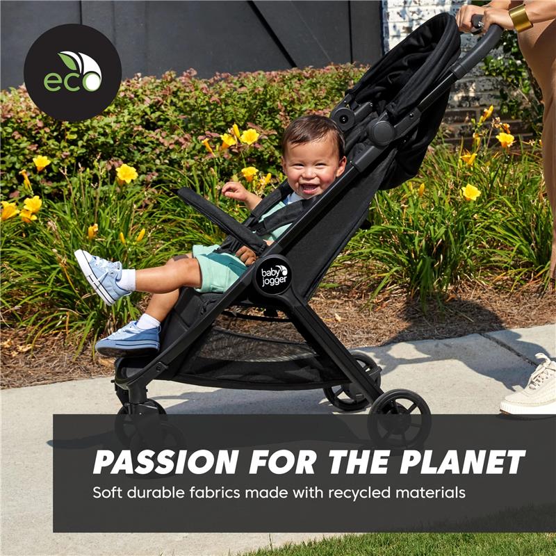Baby Jogger City Tour 2 Ultra-Compact Travel Stroller, Eco Black Image 4