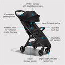 Baby Jogger City Tour 2 Ultra-Compact Travel Stroller, Eco Black Image 6