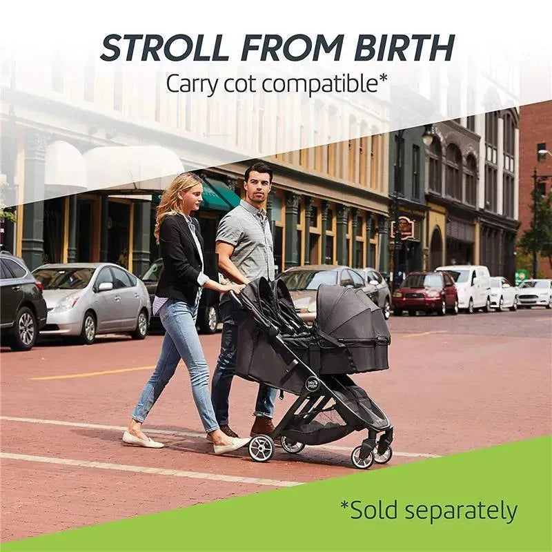 Baby Jogger City Tour Double Stroller, Pitch Black