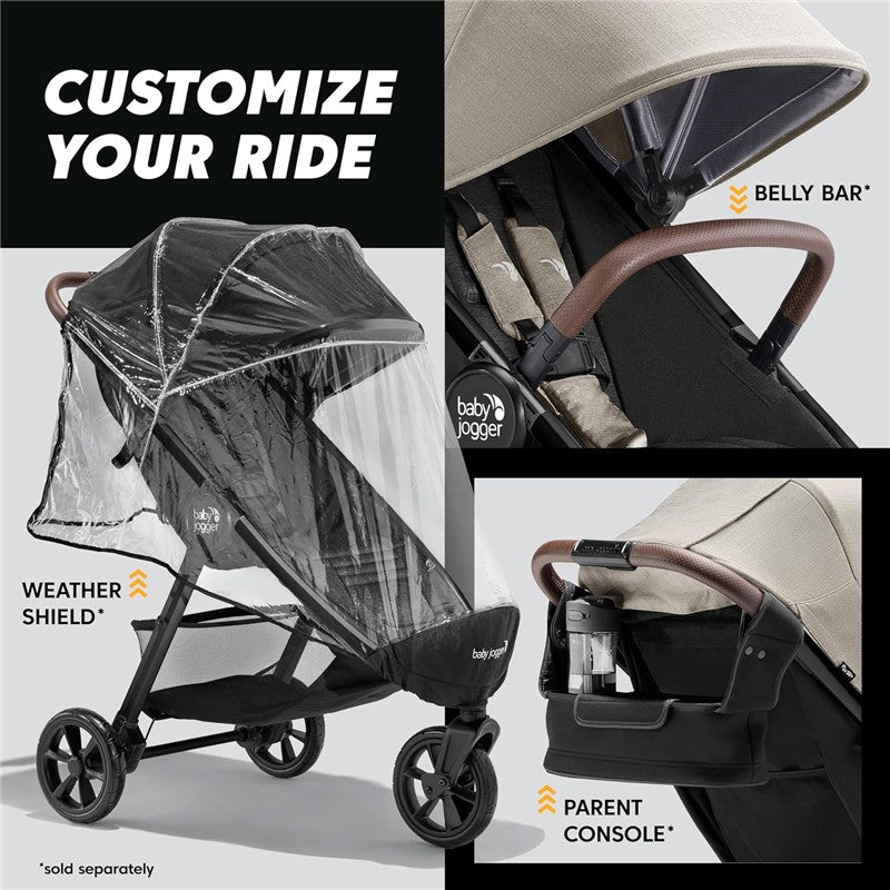 Baby Jogger Stroller City Mini Gt3 Bj Rich Black Image 3