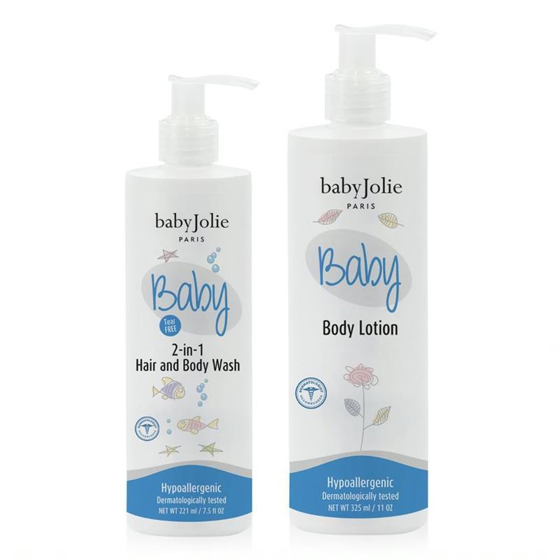 Baby Jolie - Baby Bath Bundle (Body Lotion & 2 In 1 Hair And Body Wash) Image 1