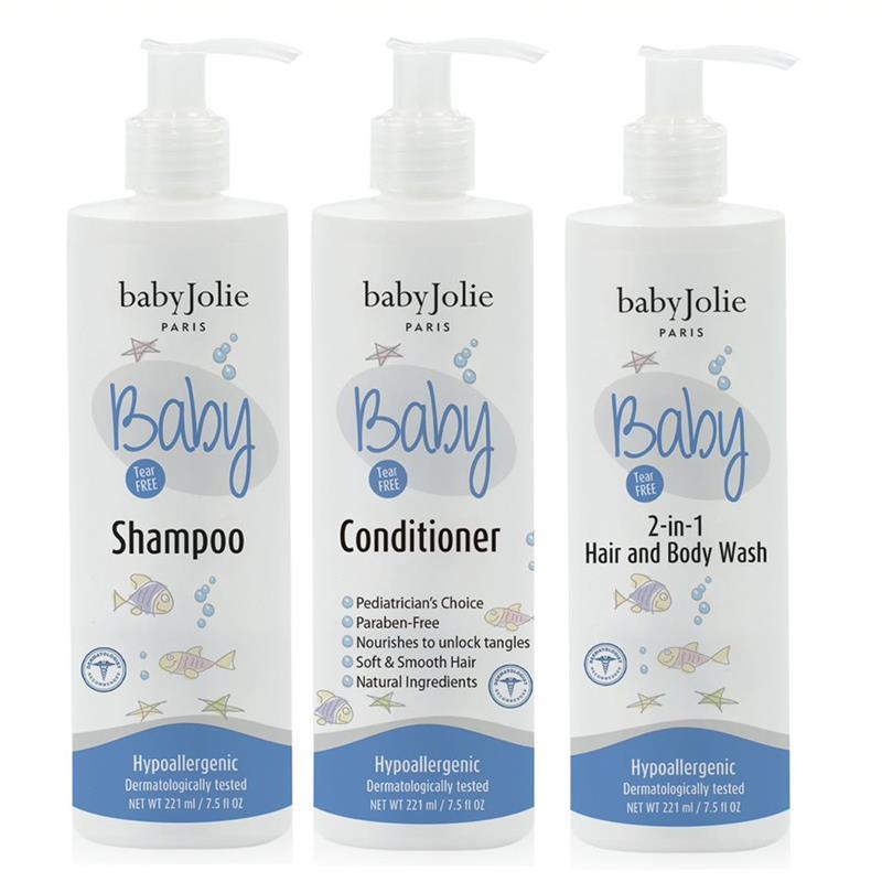 Baby Jolie - Baby Bath Time Set (Shampoo, Conditioner, 2 In 1 Hair And Body Wash) Image 1