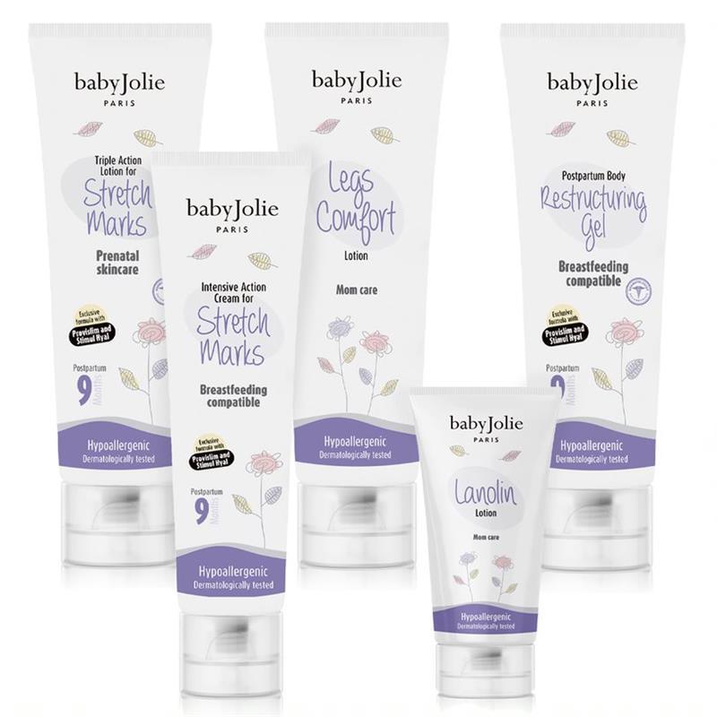 Baby Jolie - Mom Care Full Collection Set ( 2 Stretch Marks, Comfort Legs, Restructuring Gel, Lanolin) Image 1