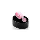 Baby Jolie Swarovski Crystal Pacifier Holder Light Pink Image 1