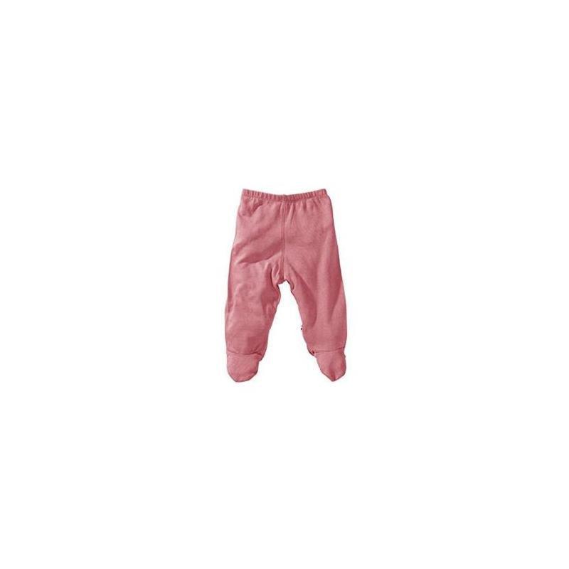 Baby Soy Solid Soft Footie Pants - Pink Lemonade Image 1