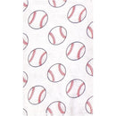 Baby Vision 10Pk Flannel Burp Cloth, Baseball Image 2
