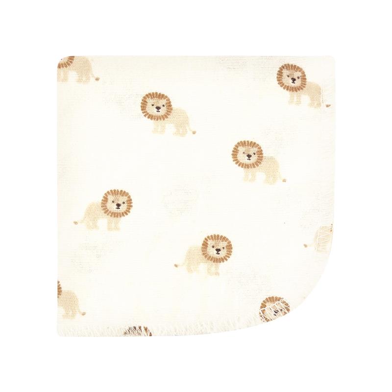 Baby Vision 10Pk Flannel Washcloth, Brave Lion Image 7