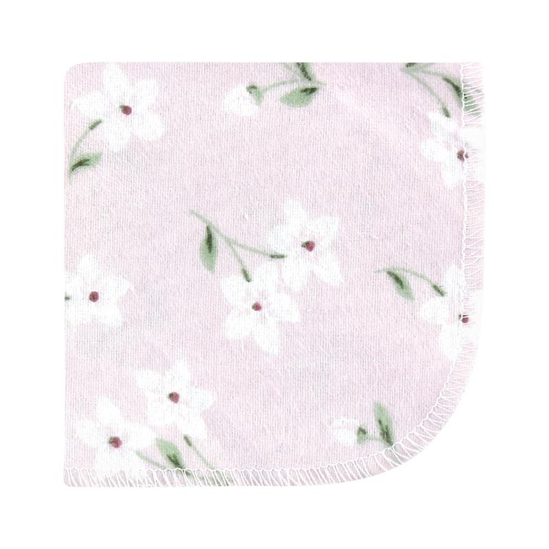Baby Vision 10Pk Flannel Washcloth, Purple Dainty Floral Image 3