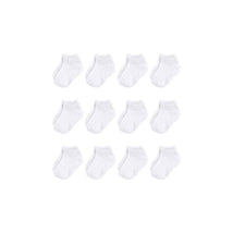 Baby Vision - 12Pk Baby Unisex Organic Cotton Socks, White Image 1