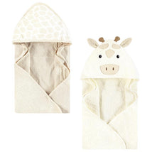 Baby Vision 2Pk Hooded Towel Beige Giraffe Image 1