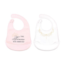 Baby Vision 2Pk Silicone Bibs Princess Image 1