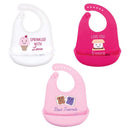 Baby Vision 2Pk Unisex Baby Silicone Bibs, Ice Cream, One Size Image 1